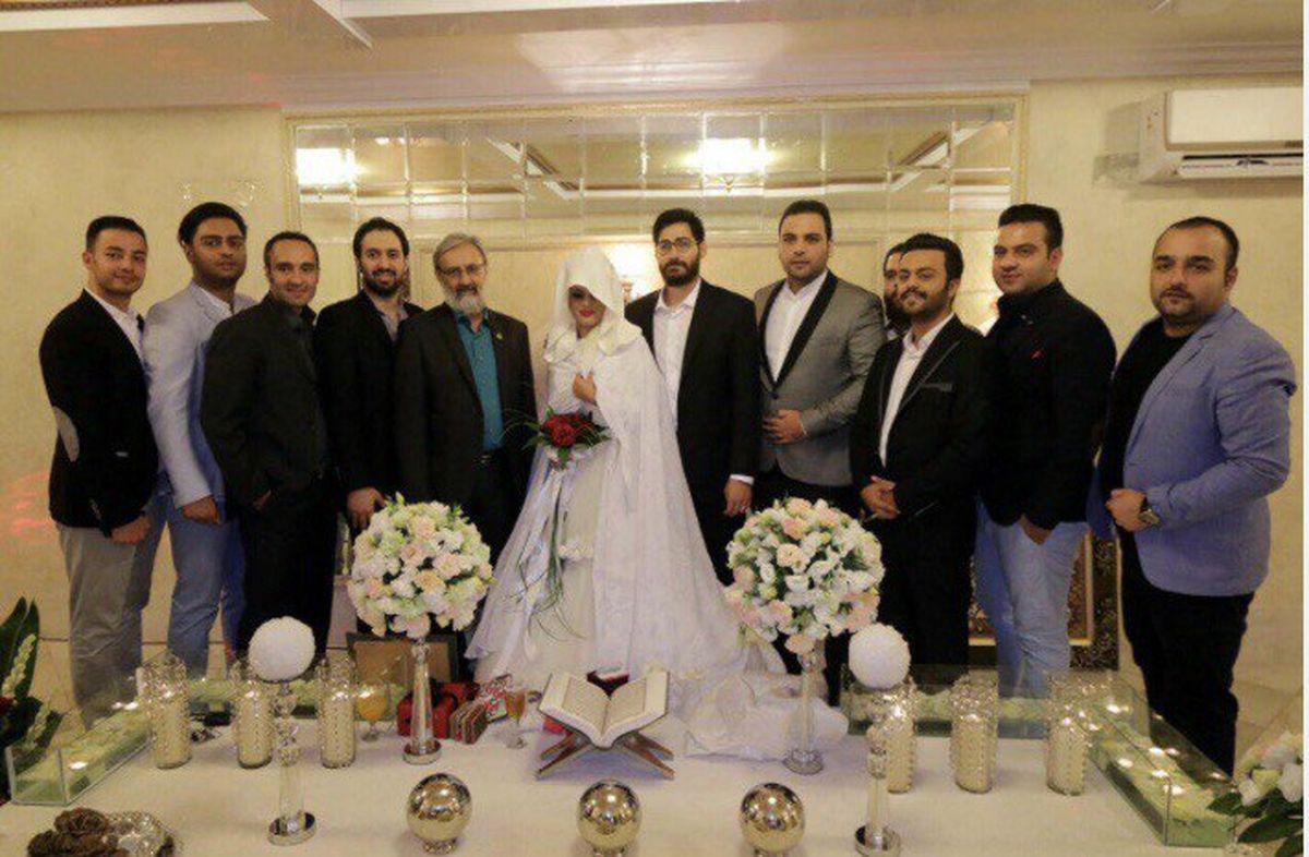 احسان علیخانی در مراسم عروسی خواهرش