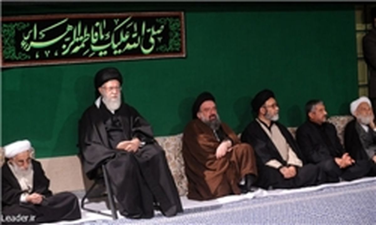 برگزاری مراسم شهادت حضرت زهرا (س) با حضور رهبر معظم انقلاب