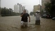 سیل جان ۳۵ نفر را در عربستان گرفت