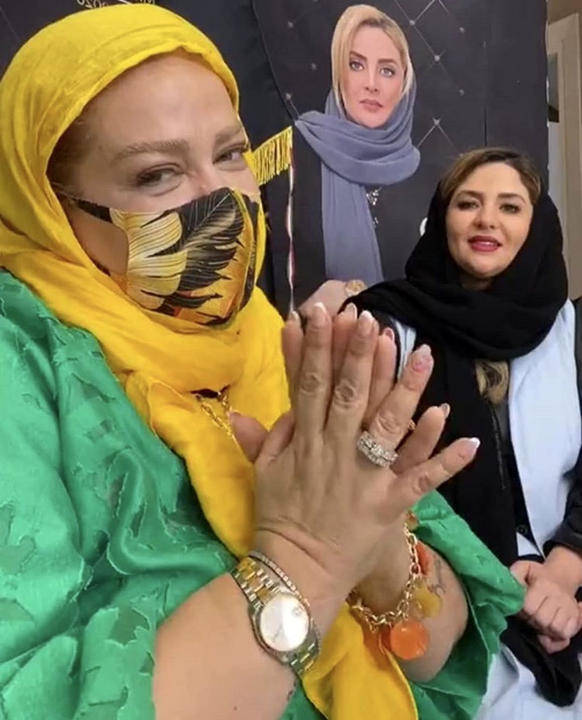بهاره رهنما در سالن زیبایی دوستش + عکس