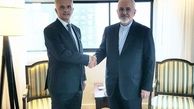 ظریف با وزیر امور خارجه سوئیس دیدار کرد
