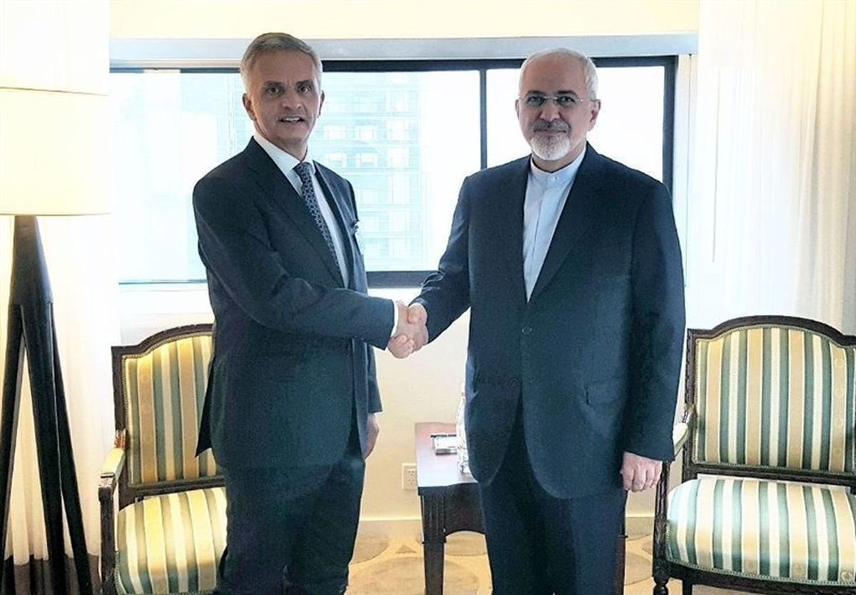 ظریف با وزیر امور خارجه سوئیس دیدار کرد