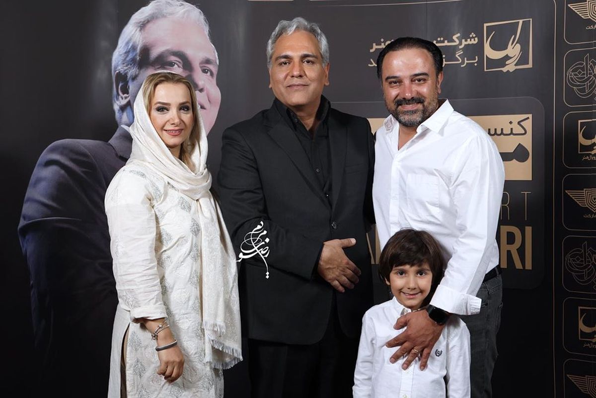 ست کردن برزو ارجمند و خانواده اش+عکس