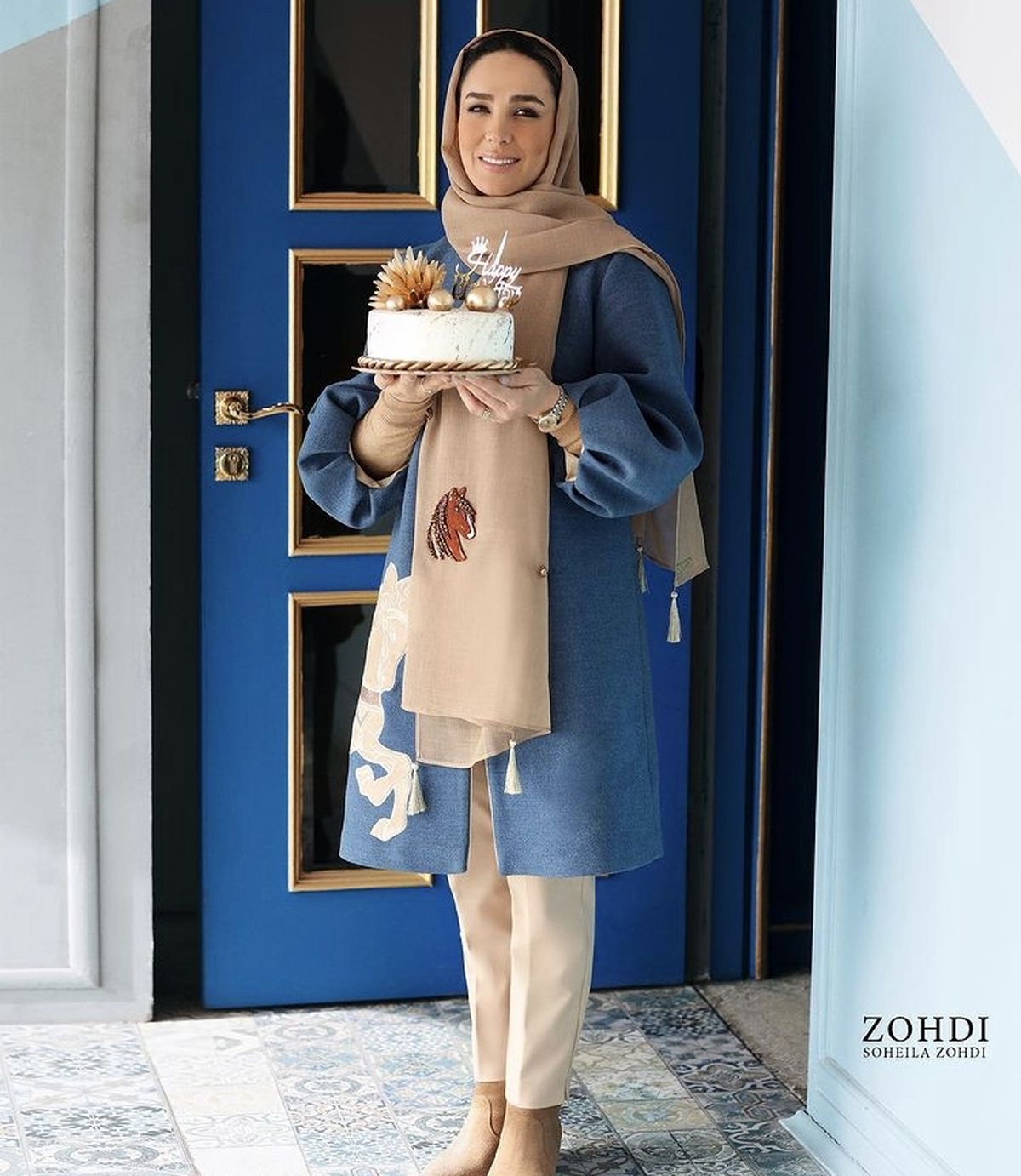 تیپ مزونی سوگل طهماسبی در روز تولدش + عمس