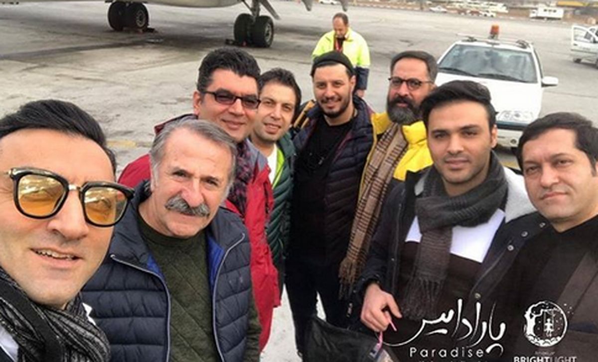 عوامل فیلم «پارادایس» در راه تبریز/عکس