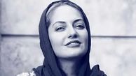 تیپ سرتاپا مشکی مهناز افشار /عکس