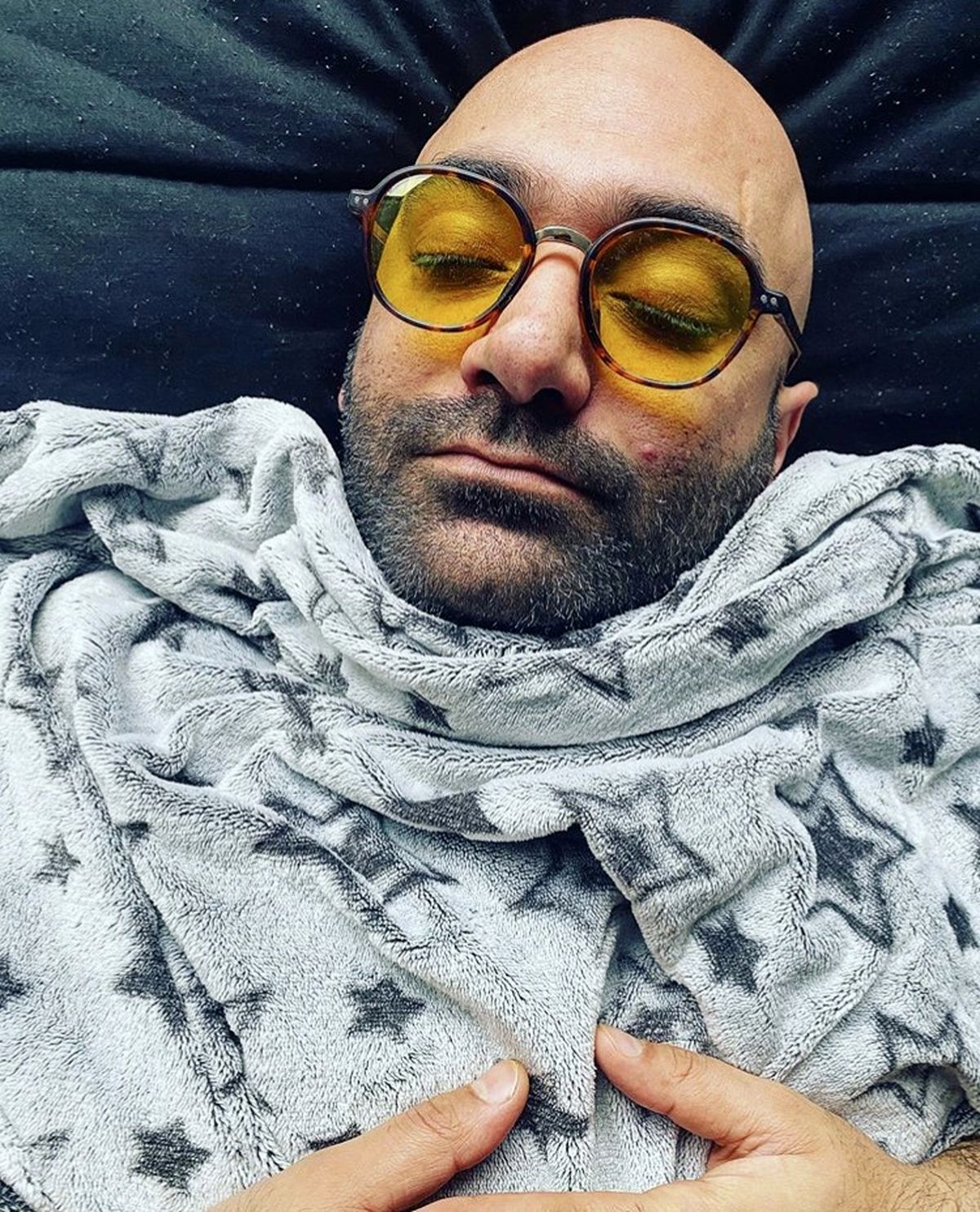 مهدی کوشکی در خواب + عکس