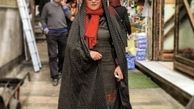 حضور فاطمه معتمد آریا در بازار تجریش + عکس