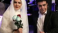 نگین صدق گویا و‌آقای بازیگر پای سفره عقد + عکس