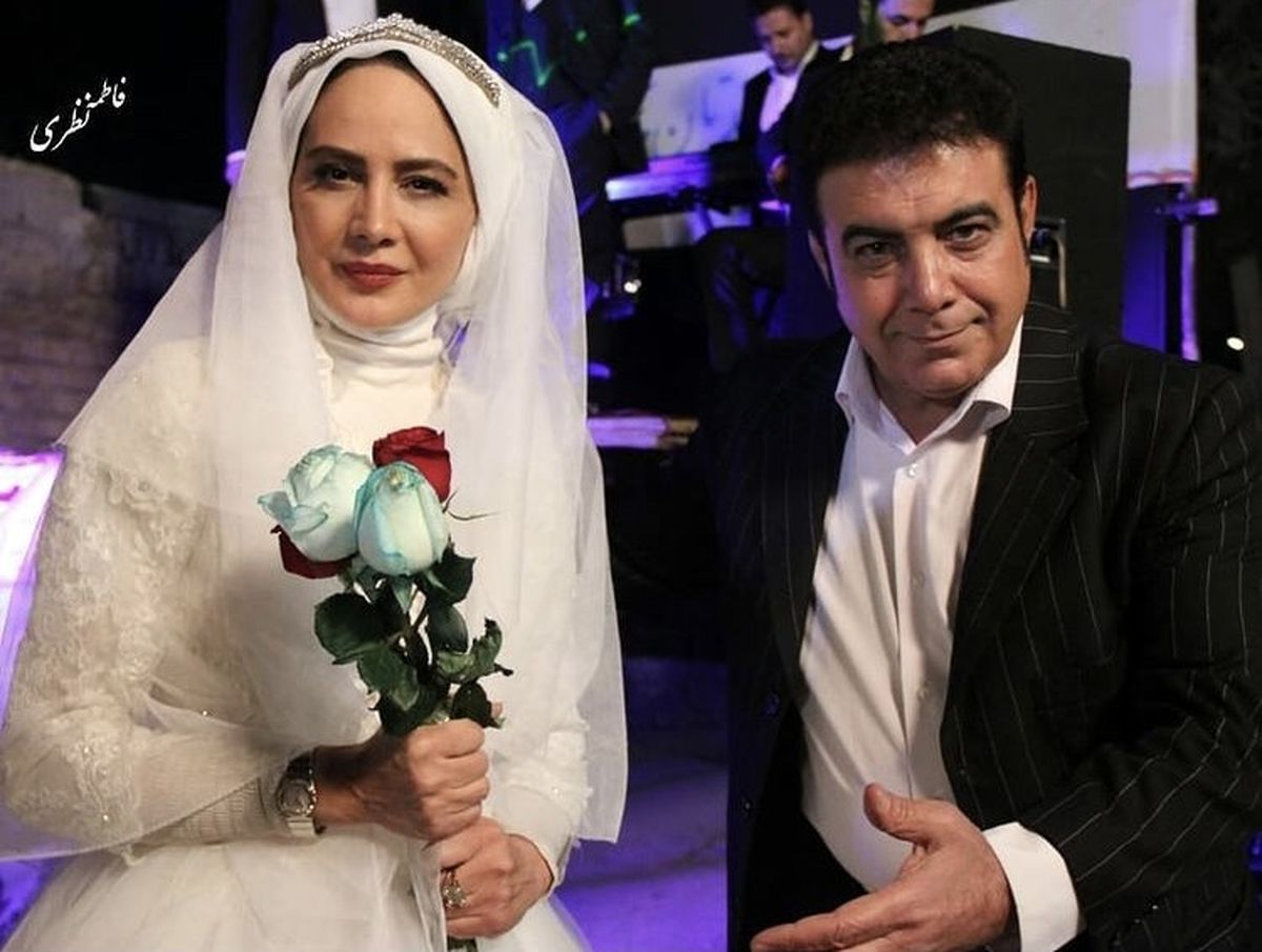 نگین صدق گویا وآقای بازیگر پای سفره عقد + عکس
