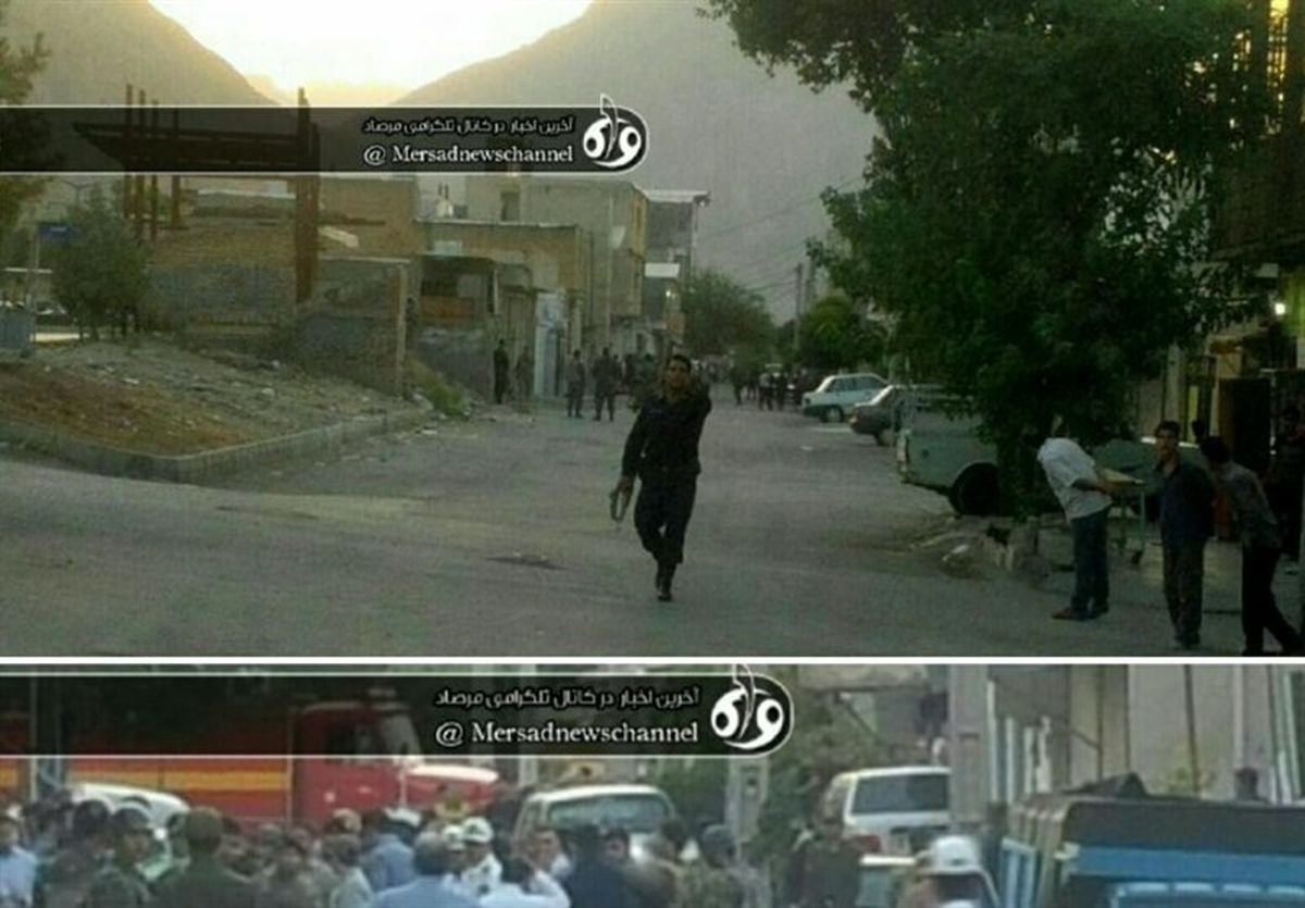 صحنه درگیری سربازان گمنام امام زمان(عج) با تروریستهای تکفیری