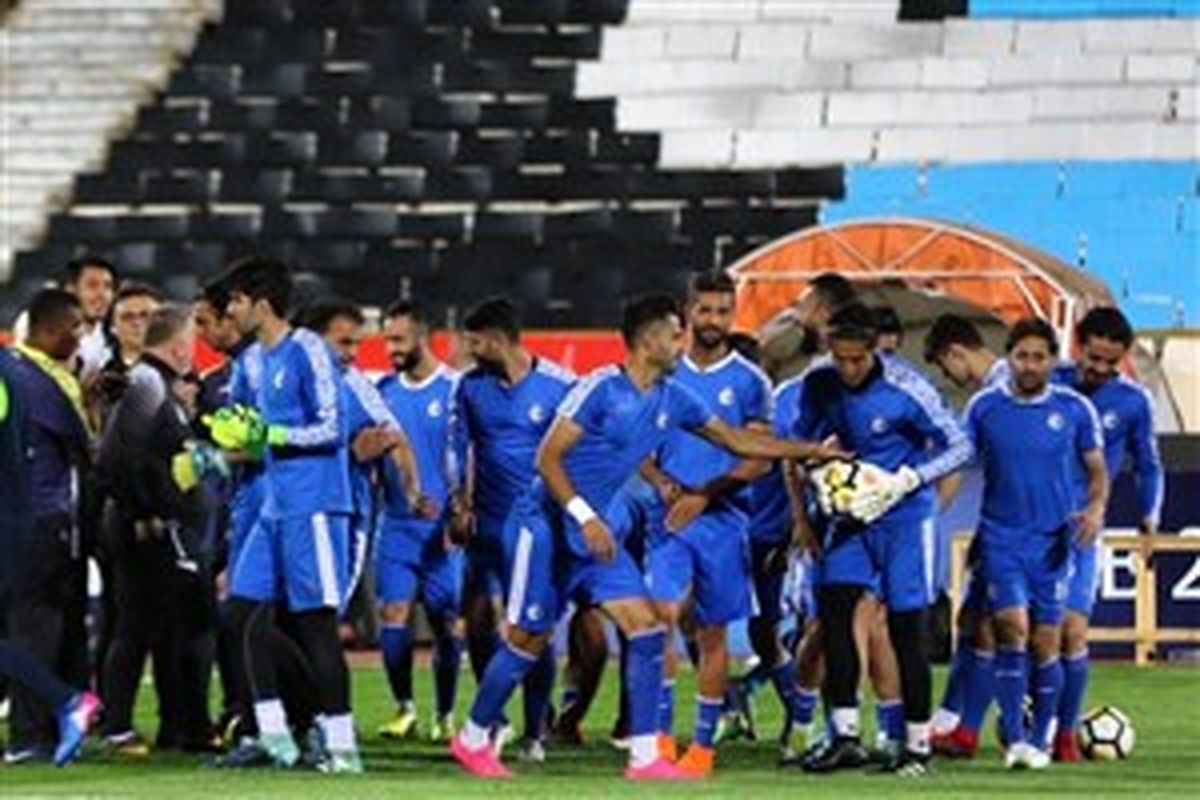 دو جلسه تمرین برنامه روز اول استقلال در کویت