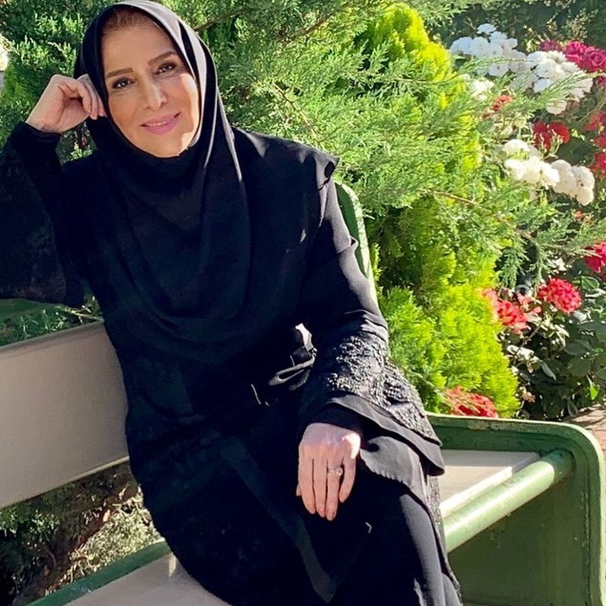 عکس زیبای ژیلا امیرشاهی در طبیعت بهاری 