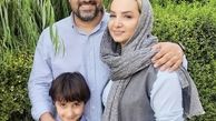 برزو ارجمند در کنار همسر و پسرش + عکس