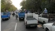 اجرای طرح ضربتی جمع آوری وانت بارها و چرخ دستی ها