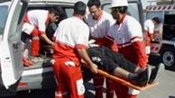 مصدومیت 56 مسافر به دلیل انحراف اتوبوس و برخورد با گاردریل در قزوین