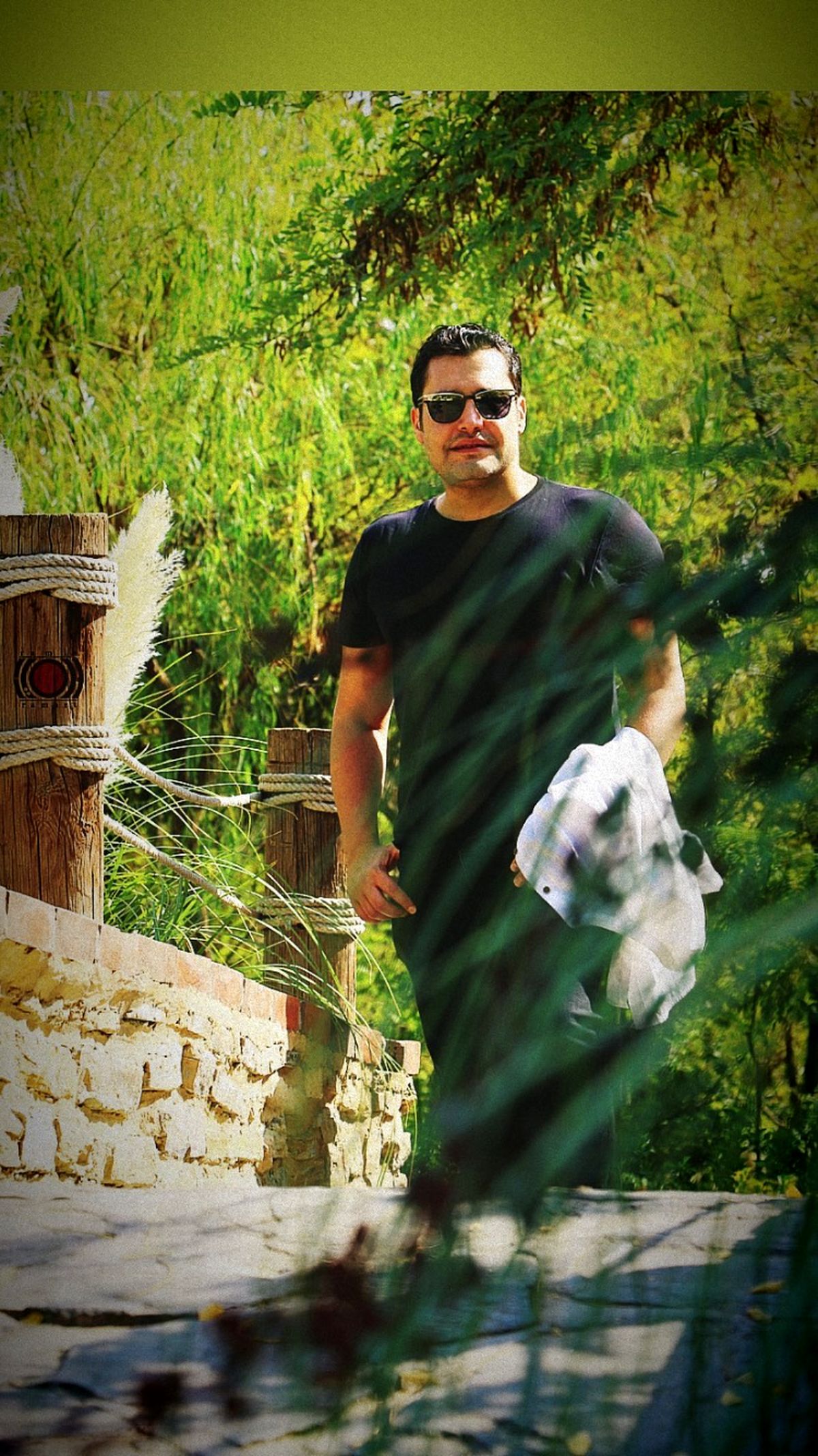 امیرمحمد زند در دل طبیعت بهاری + عکس