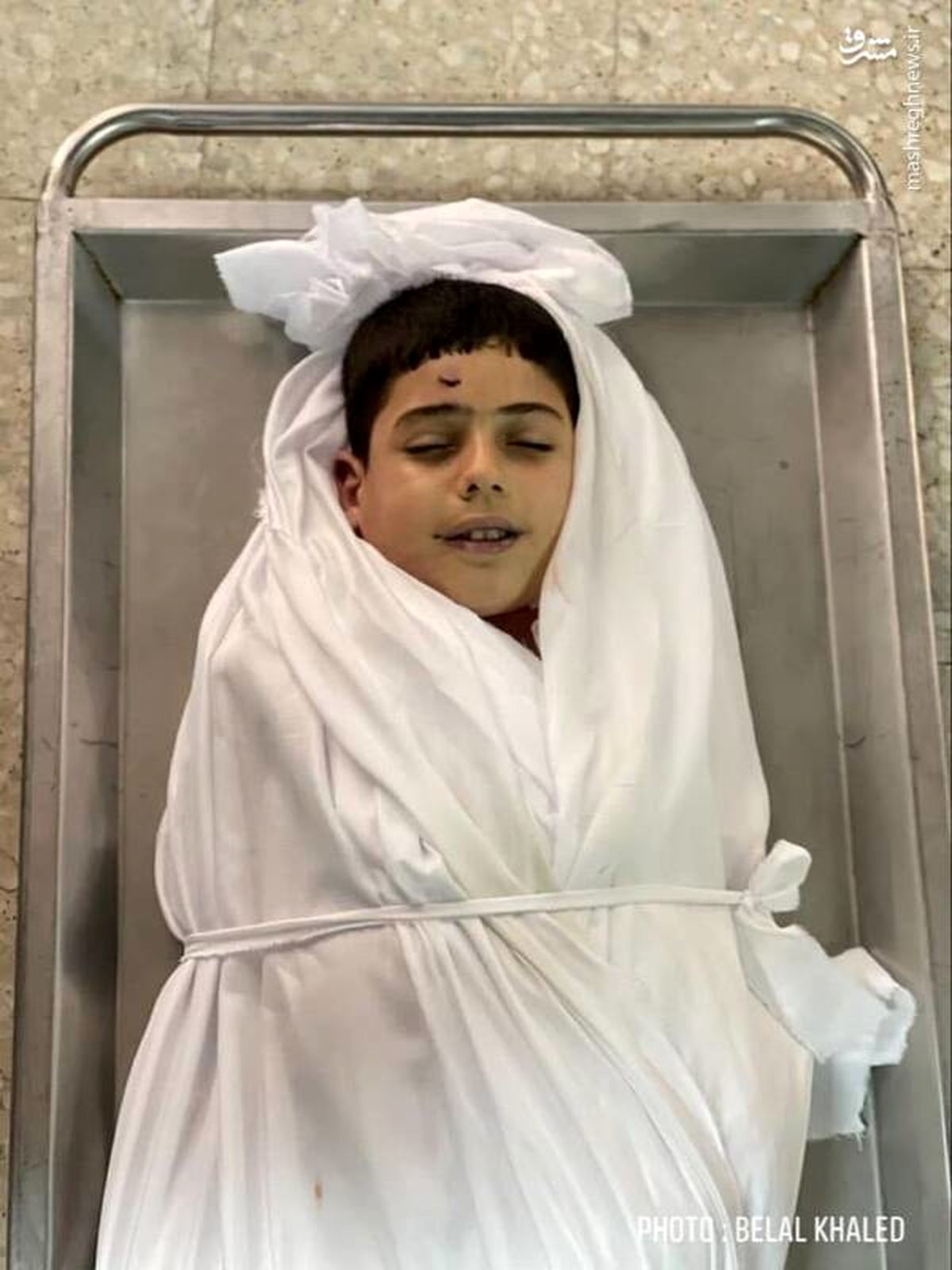  لبخند کودک شهید فلسطینی+عکس