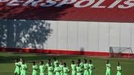 حضور علی دایی با لباس شخصی در تمرین پرسپولیس