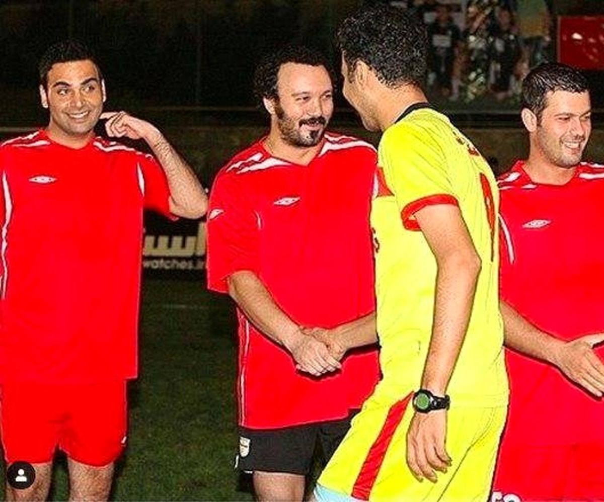 مسابقه فوتبال با حضور عادل فردوسی پور و کامبیز دیرباز  +عکس