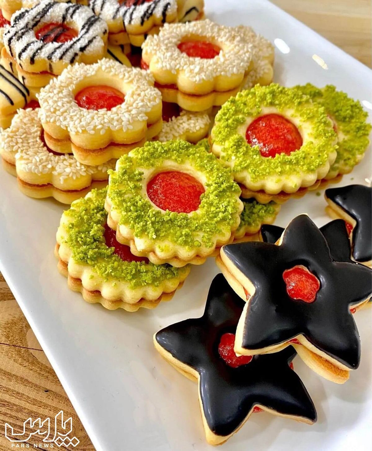 طرز تهیه شیرینی مربایی بدون فر ساده به روش خانگی