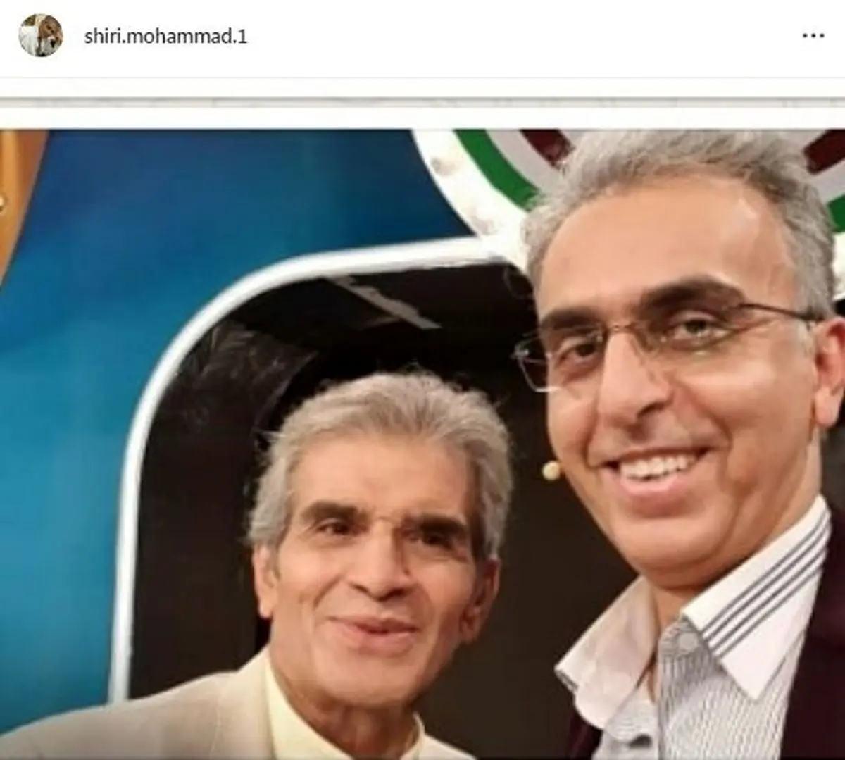 محمد شیری در برنامه تلویزیونی شاعر طنز پرداز + عکس