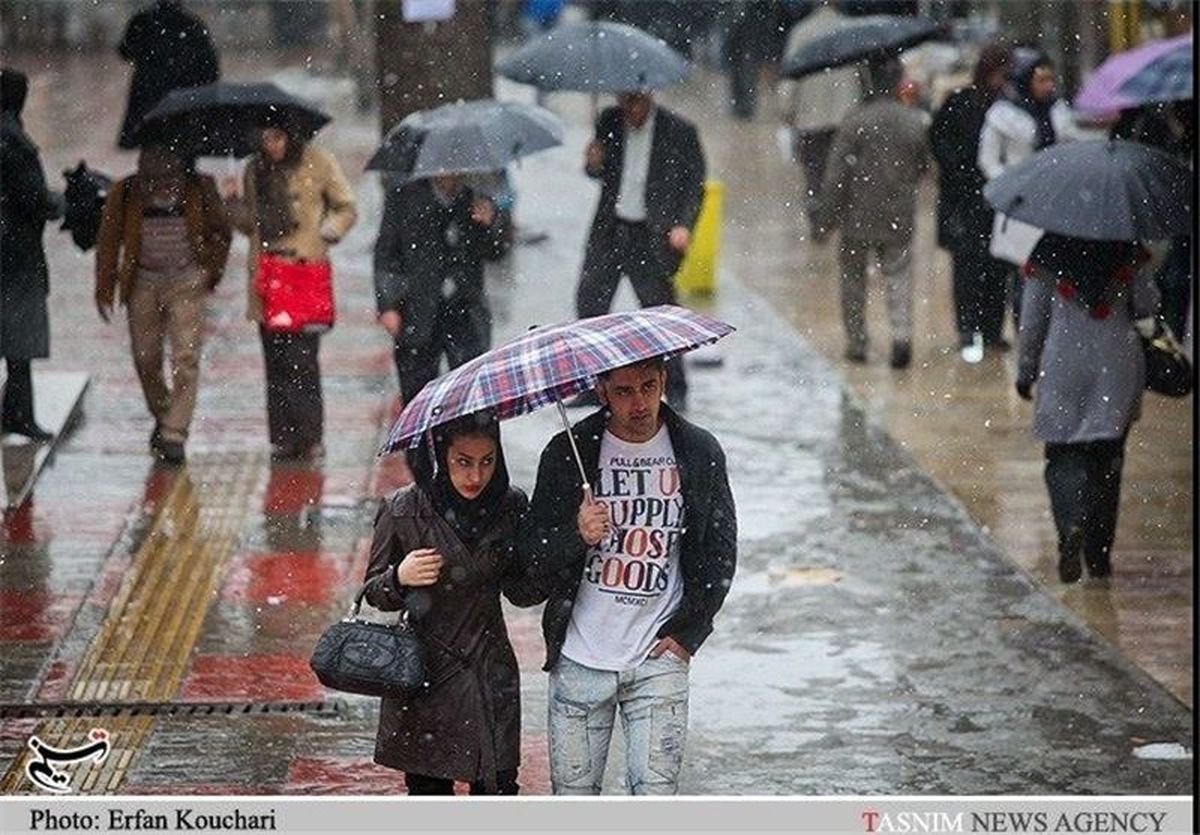 برف وباران «مازندران» را در برمی‌گیرد