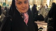 خاله نرگس مهربان در حال زیارت + عکس
