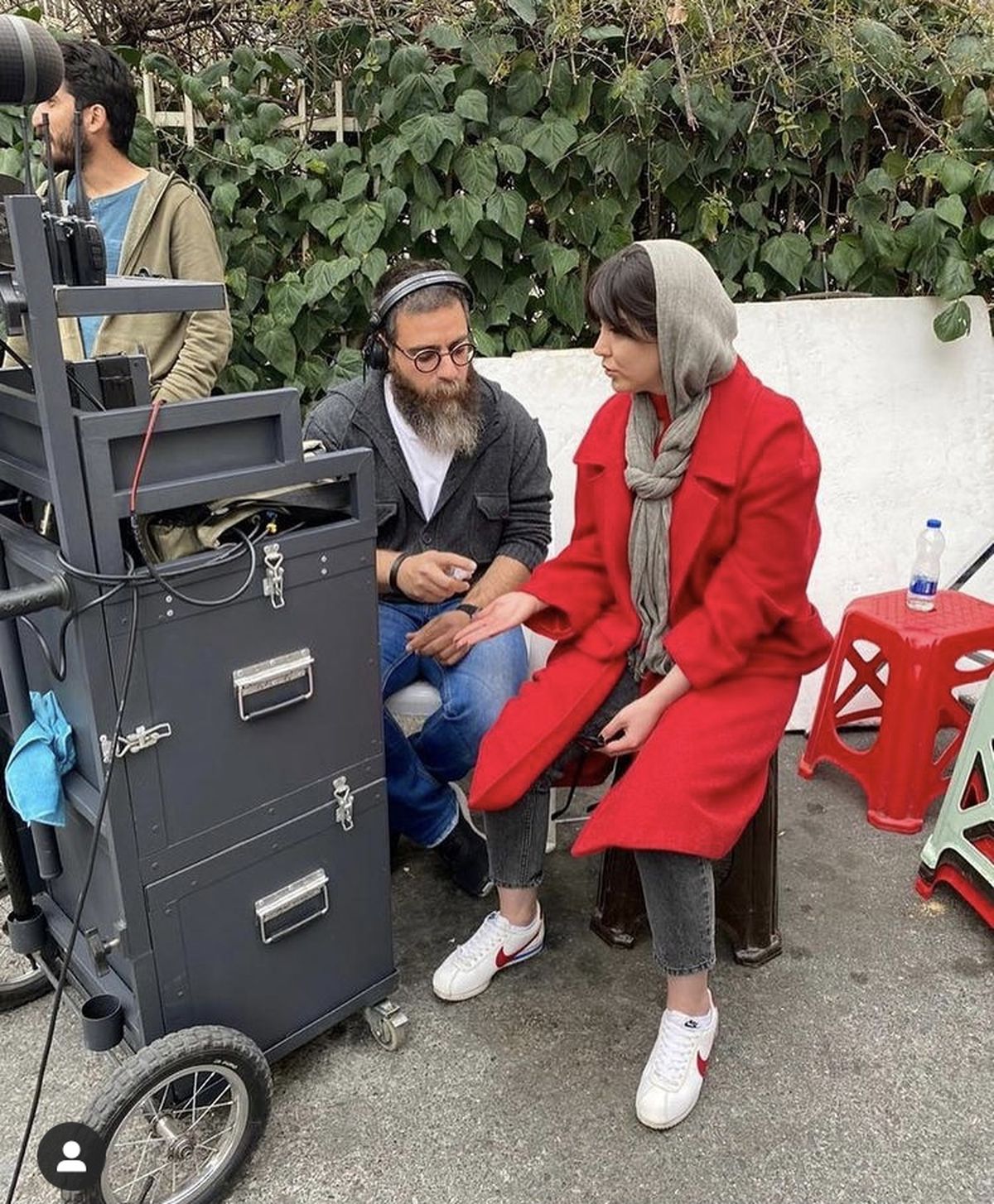 شبنم قربانی و همسر کارگردانش + عکس