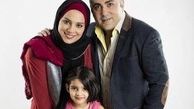 روشنک عجمیان به همراه همسر و دخترش + عکس
