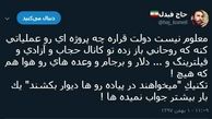توئیتر:باز هم تکنیک «می‌خواهند در پیاده‌روها دیوار بکشند»!