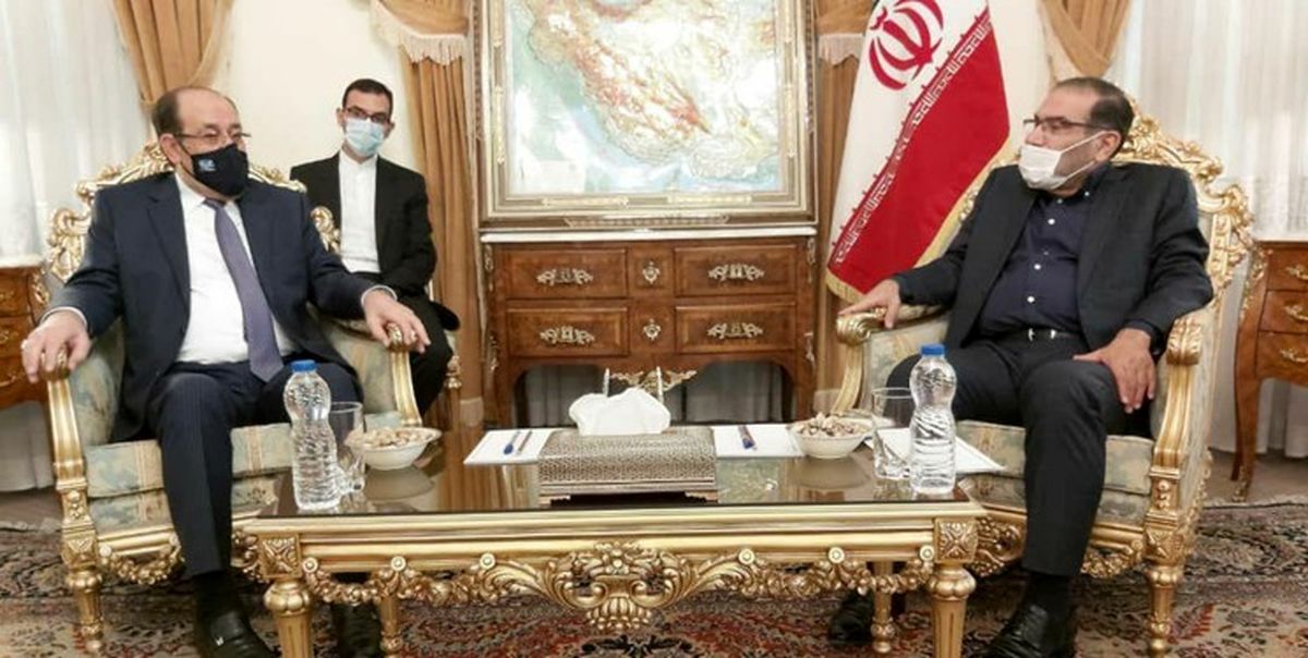 دیدار نوری المالکی با دبیر شورای عالی امنیت ملی 
