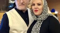 افسانه چهره آزاد در کنار همسرش + عکس