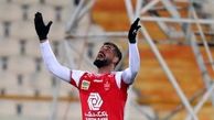 گل اول پرسپولیس به نساجی توسط کنعانی زادگان+ فیلم