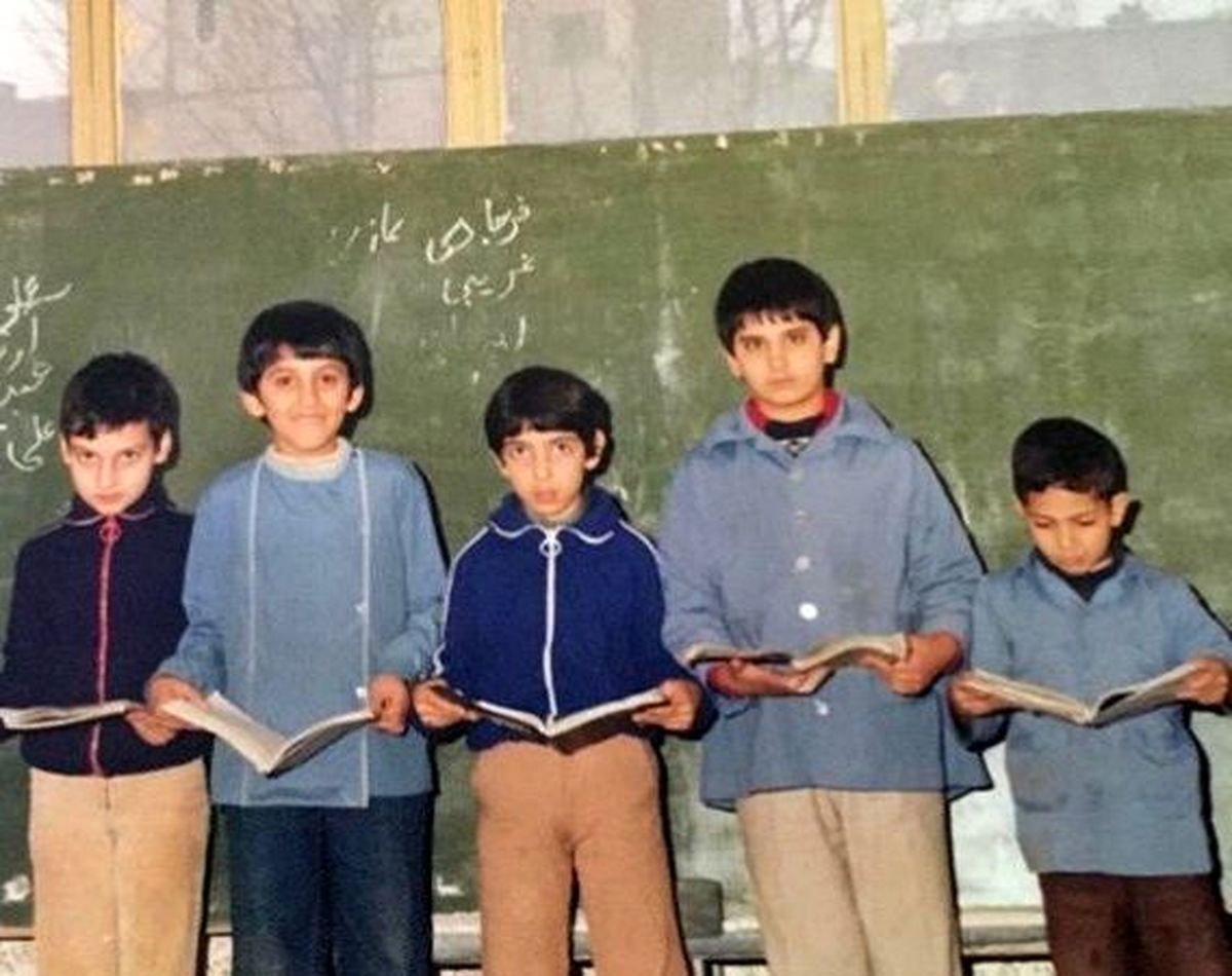 دوران مدرسه ارژنگ امیرفضلی + عکس