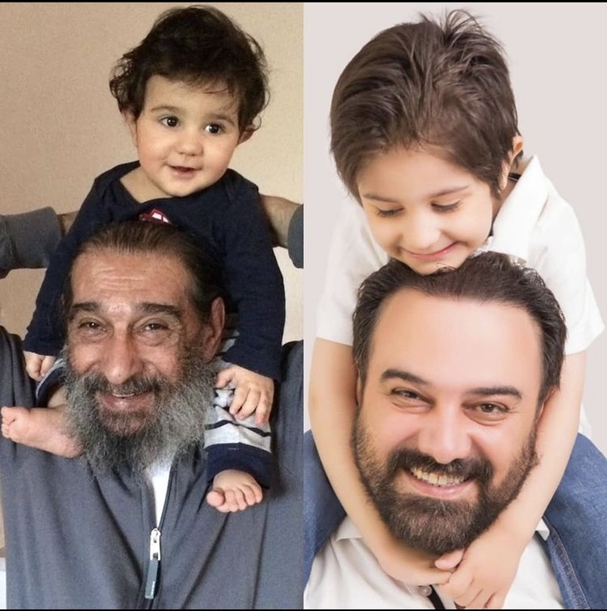 پست غم انگیز برزو ارجمند برای پدرش + عکس