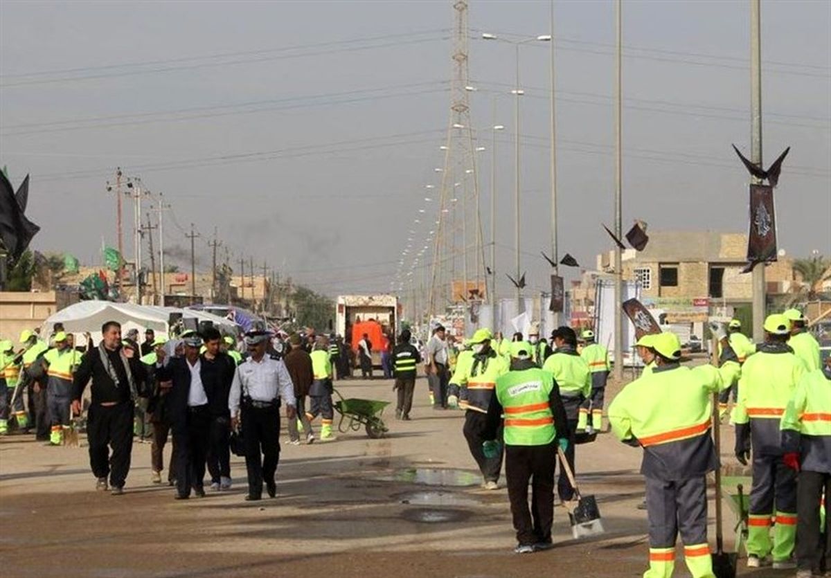 جمع‌آوری روزانه ۳ هزار تن زباله در کربلا توسط خدام‌الحسین