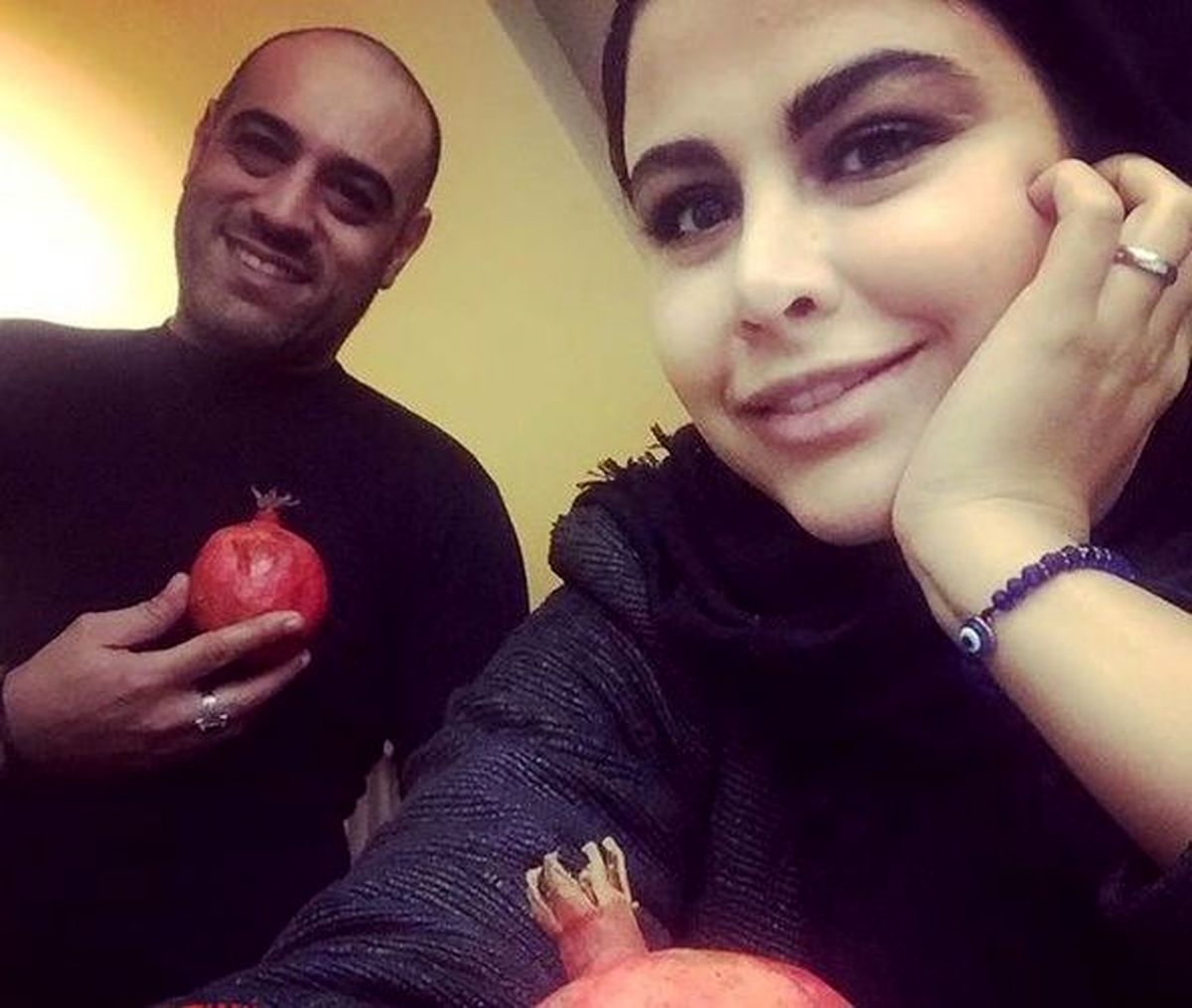 پسر و عروس بازیگر حشمت خان فردوس + عکس