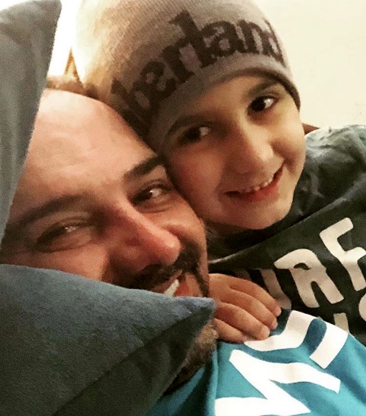 حال خوب برزو ارجمند با پسرش + عکس