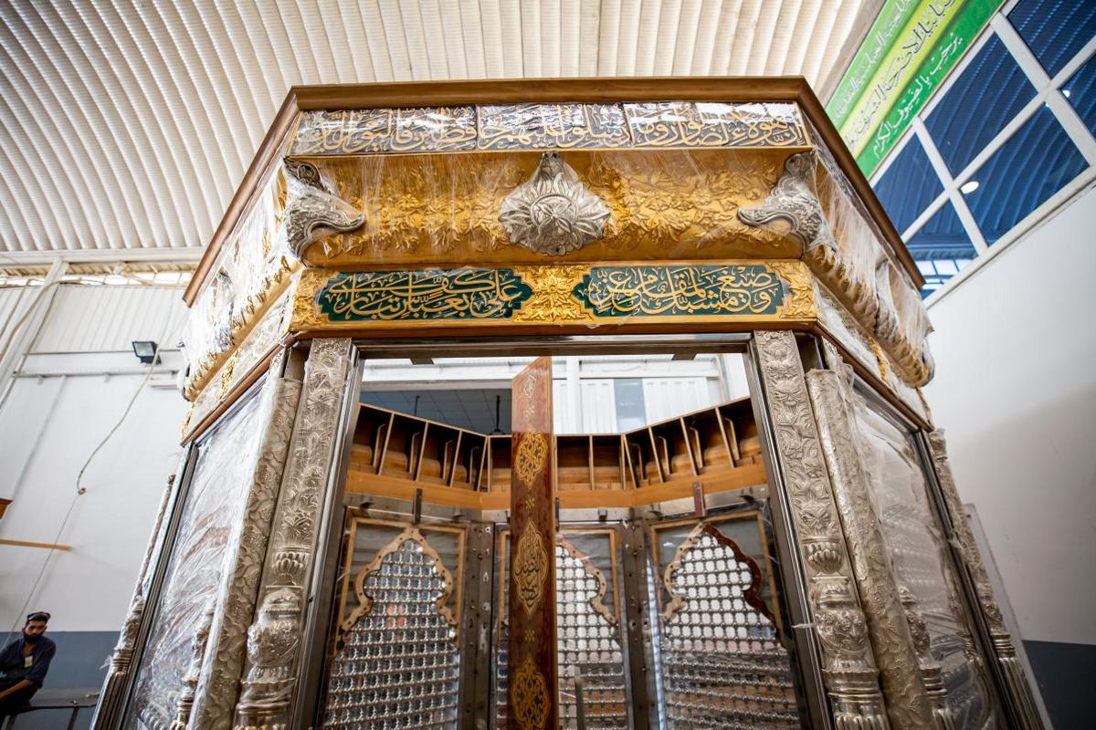 ضریح جدید کف‌ العباس (ع) را ببینید
