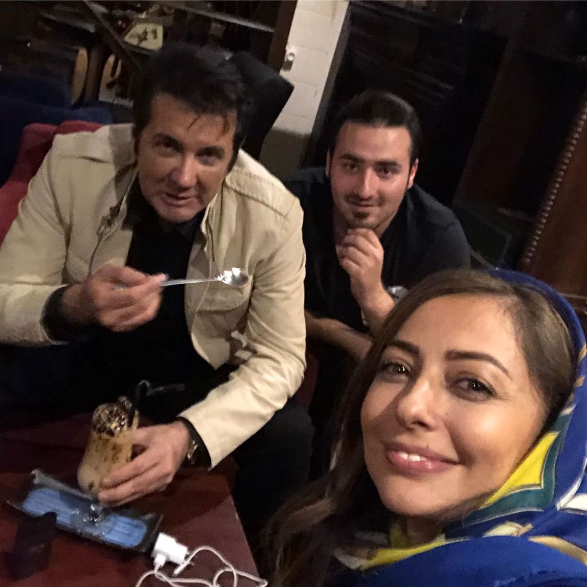 نفیسه روشن و حسام نواب صفوی در مشهد+عکس