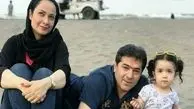 فهیمه پایتخت با همسر و دختر نازش لب دریا+عکس