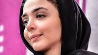 چهره غمگین المیرا دهقانی با لباس عروس
