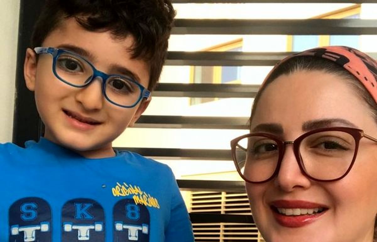 ست کردن شیلا خداداد با پسرش + عکس