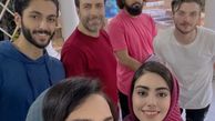 سلفی لیلا بلوکات و دوستانش + عکس