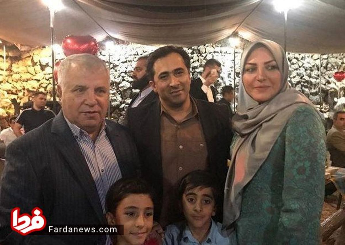 زوج محبوب در جشن تولد«علی پروین»/عکس