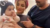 رونمایی شاهد احمدلو از فرزندش
