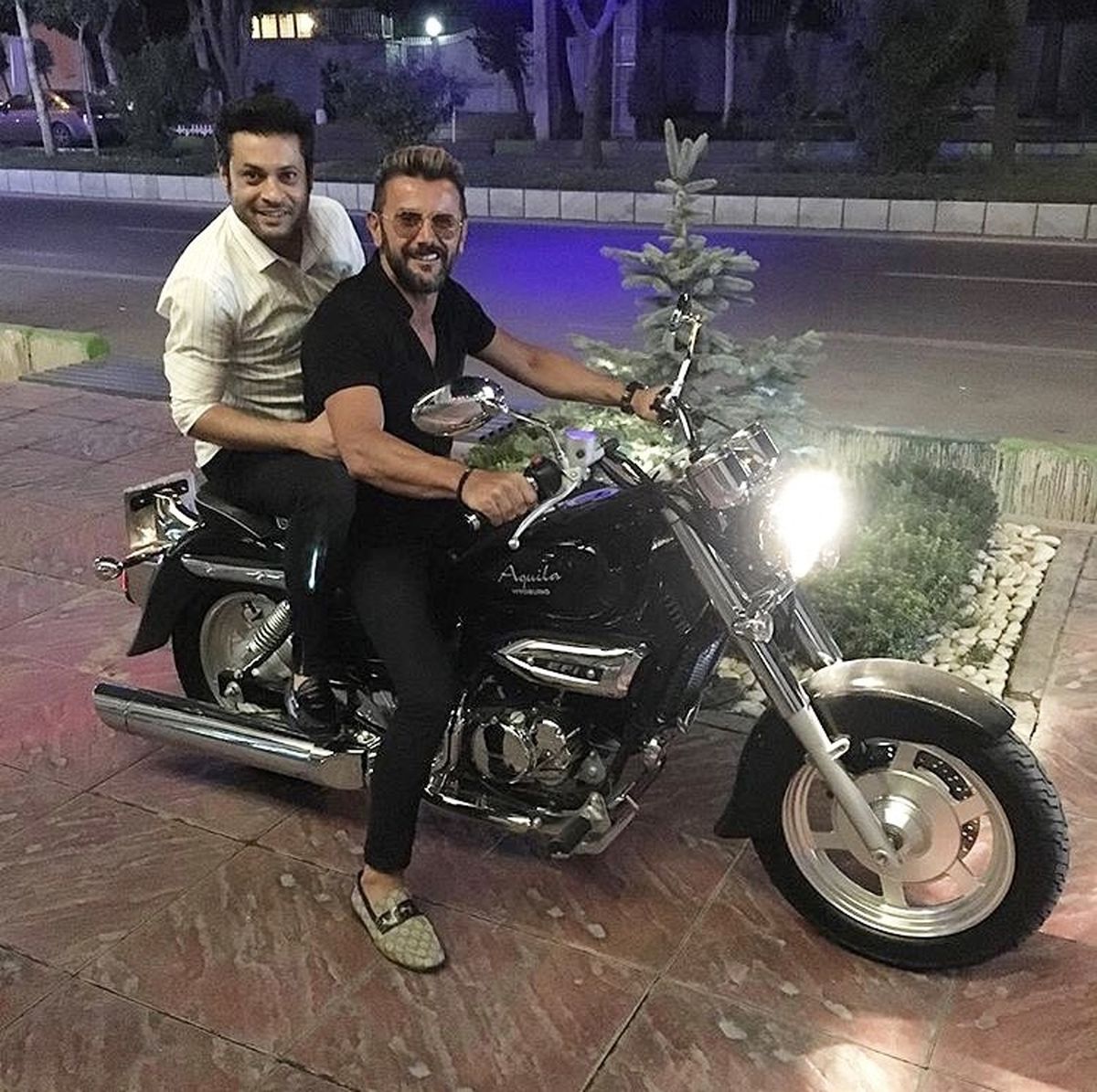موتور لاکچری امین حیایی + عکس