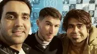 پوریا پورسرخ و‌امیر نوری در کنار بدل سرخیو راموس + عکس