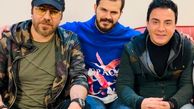 عمو پورنگ در خانه خواننده مشهور + عکس